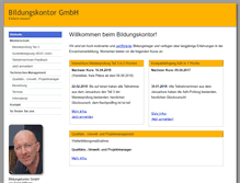 Tablet Screenshot of bildungskontor.de